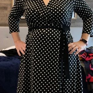 LuLaRoe wrap dress large